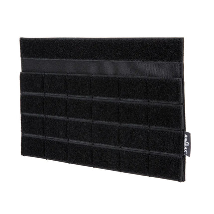 Amomax Chest Rig Panel - Black (Hook and Loop to Molle)