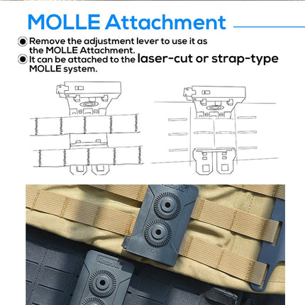 Amomax Molle And Belt Clip Mount
