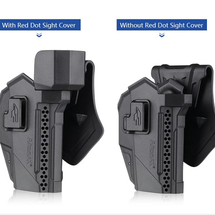 Amomax Tactical  Holster with RDS Fits Glock