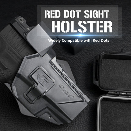 Amomax Tactical  Holster with RDS Fits Glock