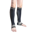 Ankle/Calf Compression Sleeve / Copper-gray-Size S