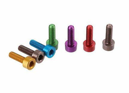 Anodised 7075 Aluminium M3 Cap Head Screw Pack (10pcs)