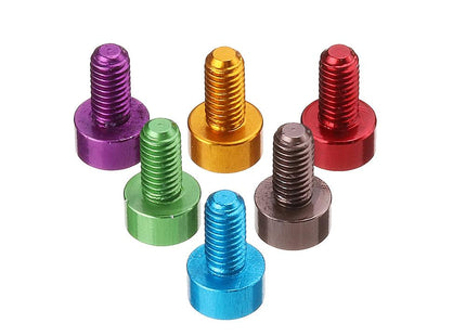 Anodised 7075 Aluminium M3 Cap Head Screw Pack (10pcs)