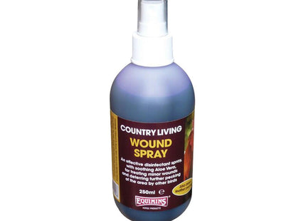 Antiseptic spray for chickens and other animals