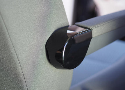 For VW T5, T5.1 Twin Seat Hinge Caps + Arm rest Styling Caps Piano Black Interior Styling