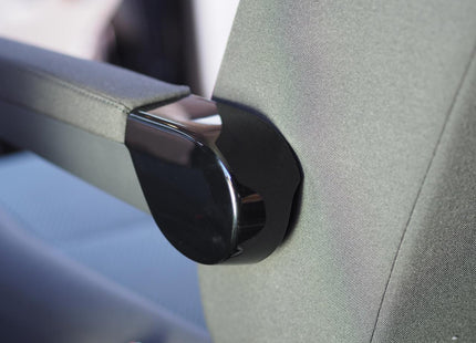 For VW T5, T5.1 Twin Seat Hinge Caps + Arm rest Styling Caps Piano Black Interior Styling