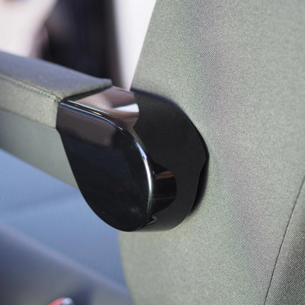 For VW T5, T5.1 Twin Seat Hinge Caps + Arm rest Styling Caps Piano Black Interior Styling