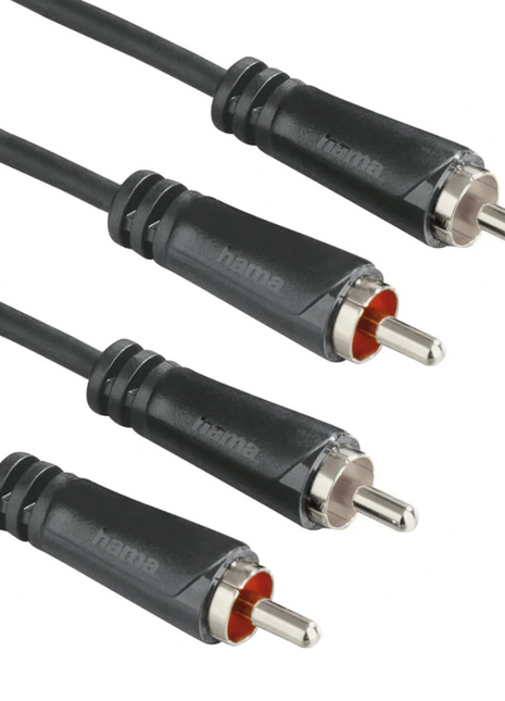 Hama Twin Phono RCA to Twin Phono RCA Audio Cable