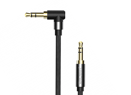 Aux Cable 3.5mm to 3.5mm Jack 1m Black