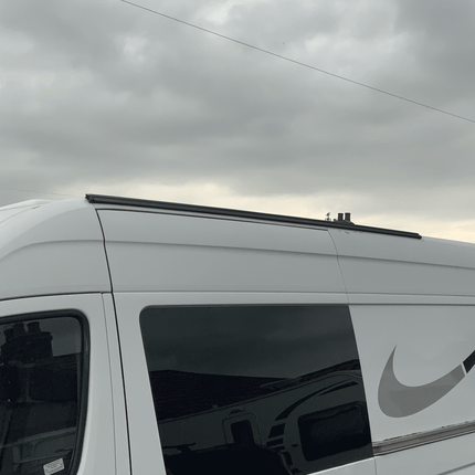 For VW Crafter Campervan Black Awning Rails – Drive-Away & Reimo Compatible | Van-X