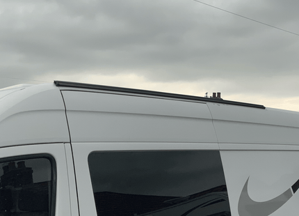 For Mercedes Sprinter / Dodge Sprinter Black Awning Rails – Drive-Away & Reimo Compatible | Van-X