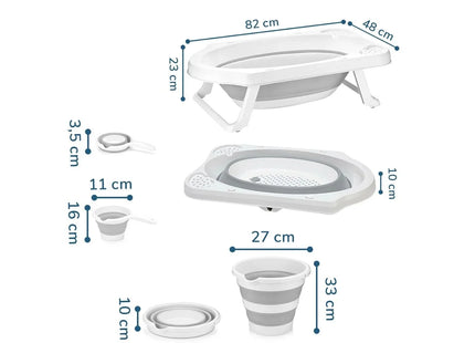 baby plus Foldable Bathtub Set 3 Pcs