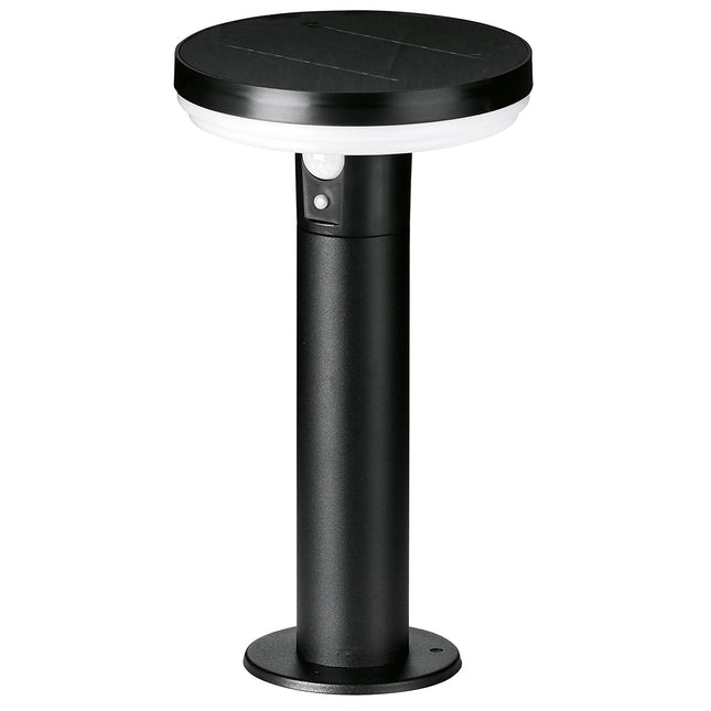 4lite Antheia IP54 Die-Cast Aluminium LED Solar Garden Spike Light with Built in PIR Motion Sensor