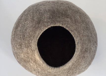 Solid Colour Wool Cocoon Basket