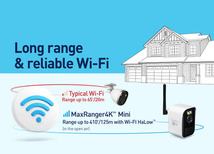 Swann MaxRanger4K Mini Long-Range Add-On Wireless Security Camera