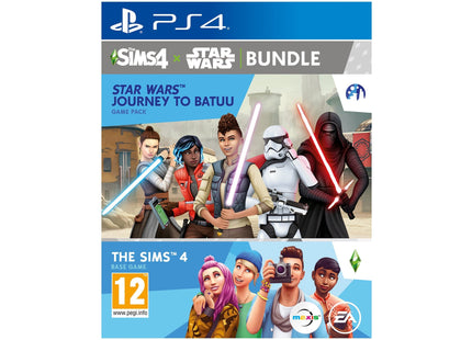 Sony PlayStation 4 SIMS 4 Plus Star Wars: Journey to Batuu Game Bundle
