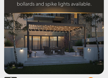 4lite Antheia Solar IP44 Festoon Outdoor String Lights - 5m