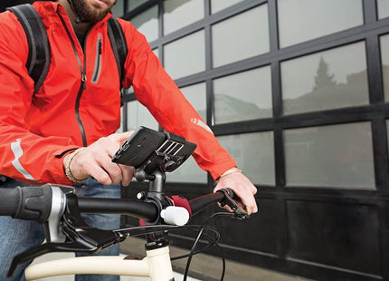 Joby GripTight Bike Mount PRO Phone Holder + Red & White Visibilty LED Light Pack