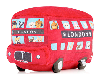 London Bus Plush Dog Toy