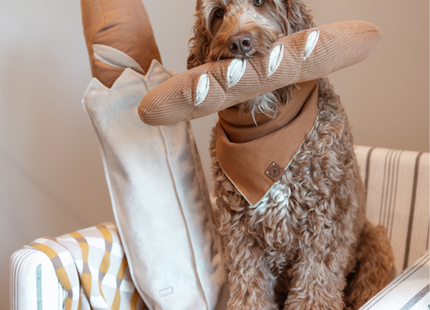 Giant Baguette enrichment dog toy