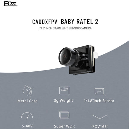 Caddx Baby Ratel 2 1200TVL 1.8mm FPV Camera
