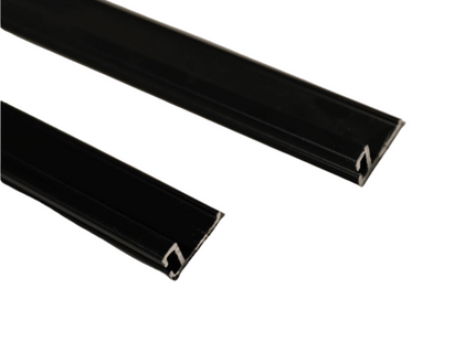 Van-X Barn Door Curtain Rails – 2x L-Shaped (90°) Rails for Van Curtain Kit Replacements or Spares