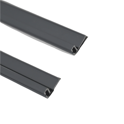 Van-X Barn Door Curtain Rails – 2x L-Shaped (90°) Rails for Van Curtain Kit Replacements or Spares