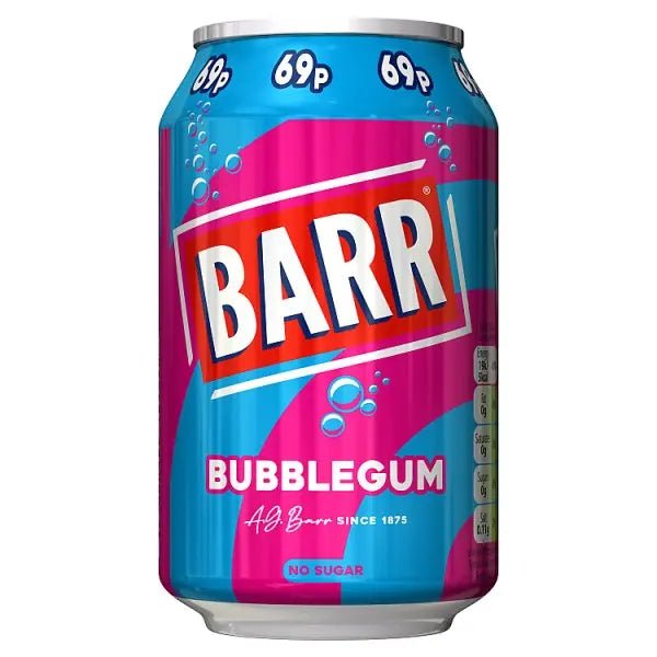 Barr Bubblegum 330ml (Case of 24)