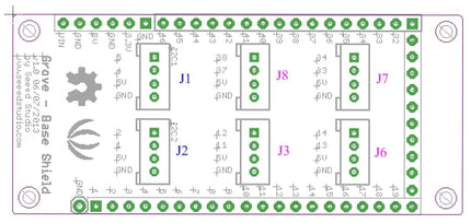 Grove - Base Shield for IOIO-OTG