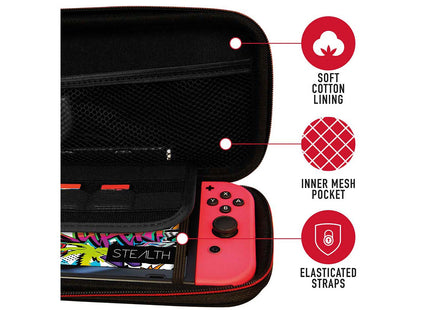 Stealth Ultimate Travel Kit for Nintendo Switch with Case & Charge Cable - Black