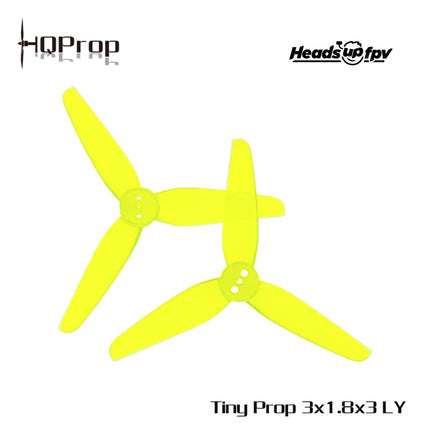 HQProp 3X1.8X3 HeadsUp Tiny Propeller（2CW+2CCW) 1.5MM
