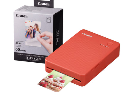 Canon Selphy QX20 Instant Photo Printer - Terracotta Red