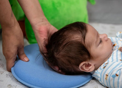 baby plus Baby Flat Head Pillow - Blue