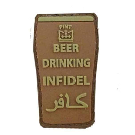 Beer Drinking Infidel patch (Tan)