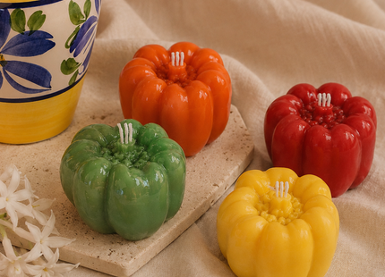 Bell Pepper Shaped Candle