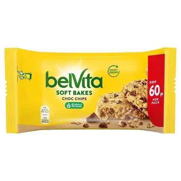 Belvita Breakfast Biscuits Soft Bakes Choc Chip 50g (Case of 20)