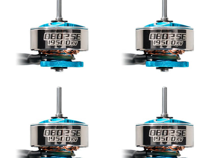 BetaFPV 0802SE 19500KV Brushless Motors Ice Blue (Pack of 4)