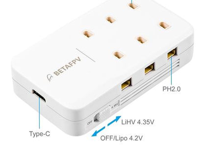 BetaFPV 6 Ports 1S Battery Charger V2 (PH2.0 BT2.0)