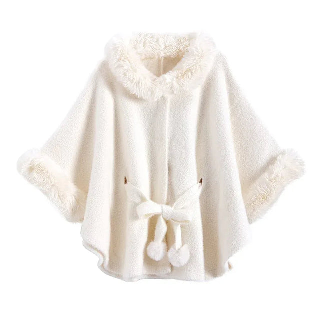 Big Fur Collar High-grade Artificial Mink Fur Belt Shawl