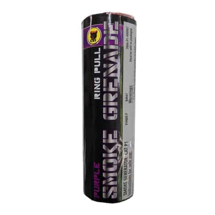 Black Cat Ring pull smoke grenade (Purple)