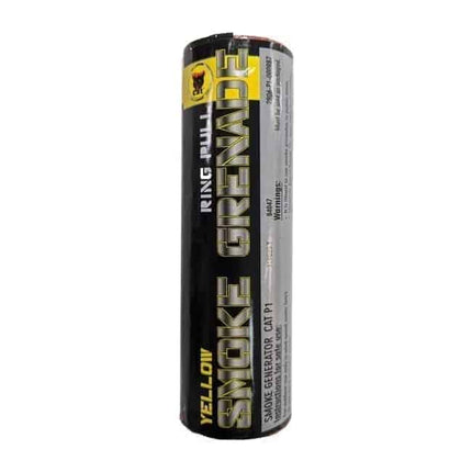 Black Cat Ring pull smoke grenade (Yellow)