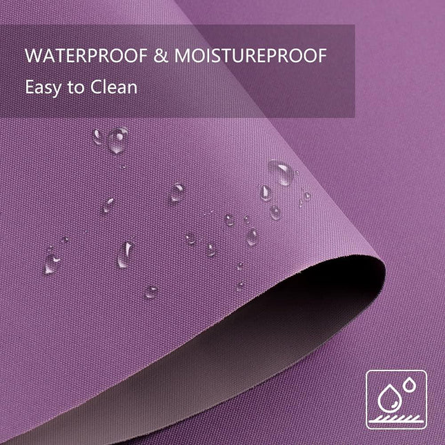 Blackout Waterproof Roller Blind Thermal UV Protection 104x183cm LUCKUP