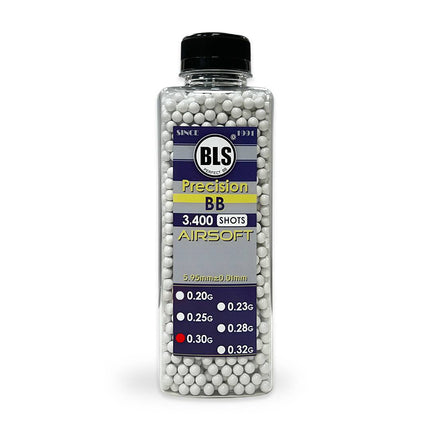 BLS 0.30g Bottles 3400 Round Supreme Grade  Airsoft BB's