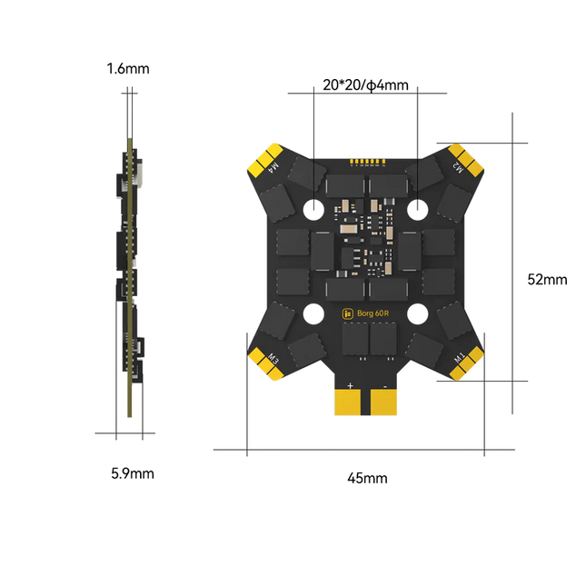 Iflight Borg 60R ESC (4S-8S)