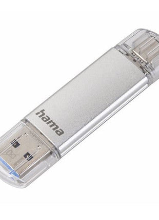 Hama C-Laeta 16GB USB 3.1 USB-A & USB-C Flash Drive, Metal, OTG, 40MB/s