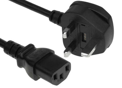 The Electronics Hub UK Plug to C13 Mains Lead