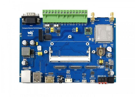 IoT Base Board for Raspberry Pi Compute w/ PoE, 4G [SL4]