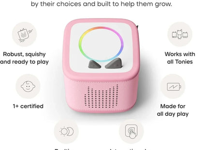 Tonies Toniebox 2 Cloud Starter Set with Creative Tonie Rubie - Pink