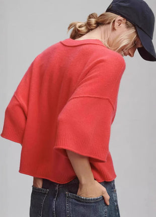 Hot Girl Style Solid Color Short T-shirt