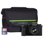 Camera + 15-45mm Lens + 64GB SanDisk SD Card + Case
